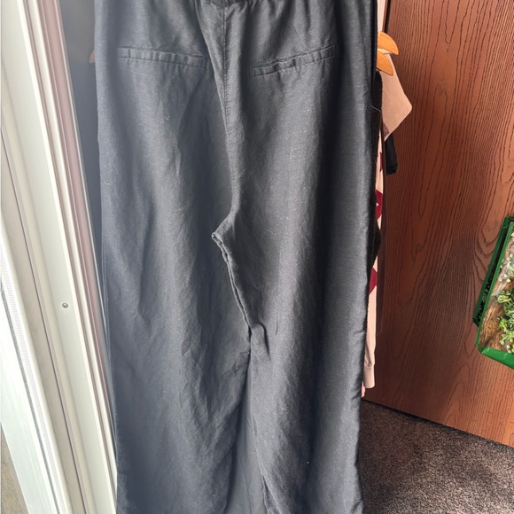 H&M Black Linen Trousers - Picture 3 of 5